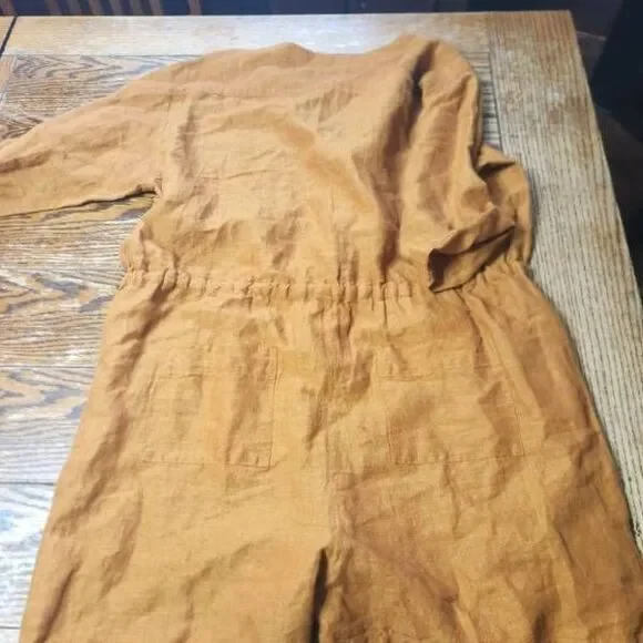 Gorman Brown Button-Down Jumpsuit - Picture 3 of 3